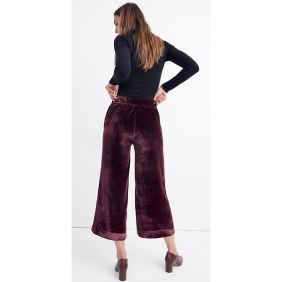 Madewell Velvet Crop Pants - Picture 2 of 5